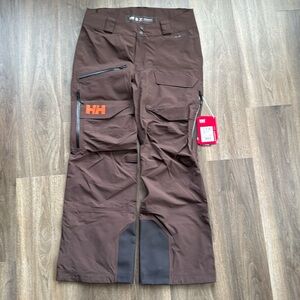 Helly Hansen Ridge Infiniti Shell Pants ski pants triple espresso, Medium. NWT